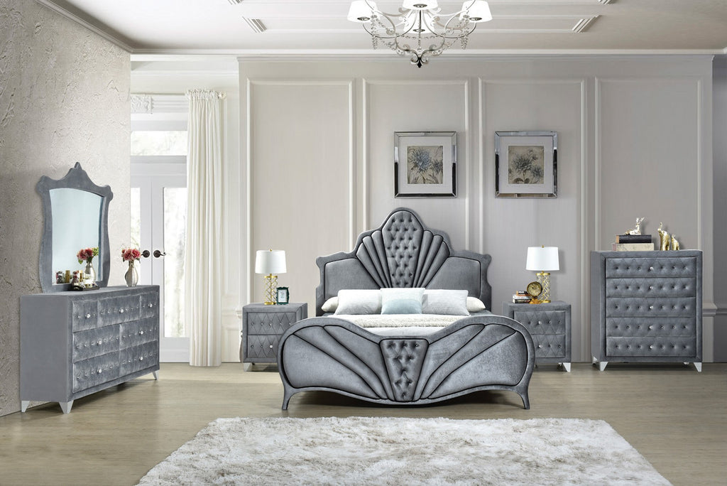 ACME 24235 Dante Dresser, Gray Velvet