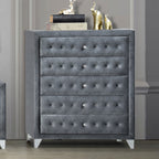 ACME 24236 Dante Chest, Gray Velvet