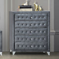 ACME 24236 Dante Chest, Gray Velvet