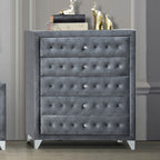 ACME 24236 Dante Chest, Gray Velvet