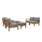 Modway EEI-1597 Marina 6 Piece Outdoor Patio Teak Set