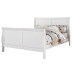 ACME 24500Q Louis Philippe III Queen Bed, White (1Set/2Ctn)