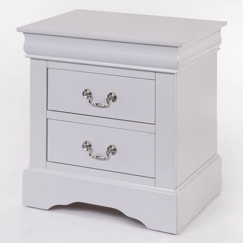 ACME 24503 Louis Philippe III Nightstand, White