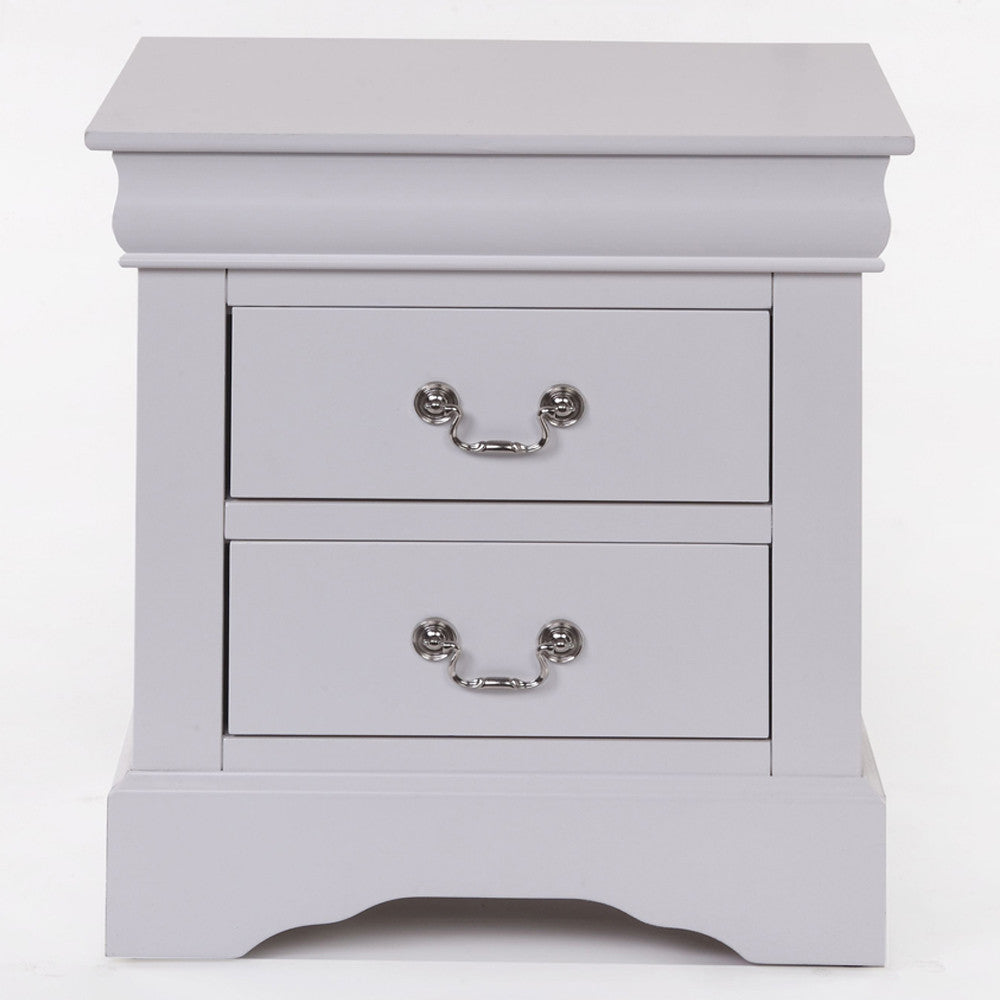 ACME 24503 Louis Philippe III Nightstand, White