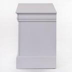 ACME 24503 Louis Philippe III Nightstand, White
