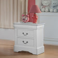 ACME 24503 Louis Philippe III Nightstand, White