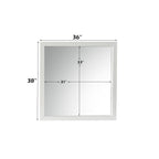ACME 24504 Louis Philippe III Mirror, White