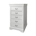 ACME 24506 Louis Philippe III Chest, White
