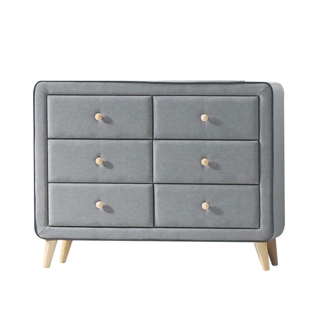 ACME 24525 Valda Dresser, Light Gray Fabric