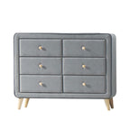 ACME 24525 Valda Dresser, Light Gray Fabric