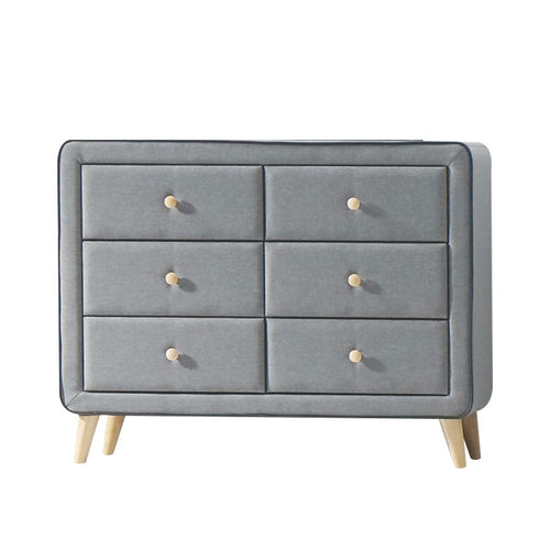 ACME 24525 Valda Dresser, Light Gray Fabric