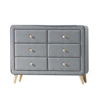 ACME 24525 Valda Dresser, Light Gray Fabric