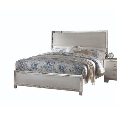 ACME 24837EK Voeville II Eastern King Bed, Platinum (1Set/3Ctn)