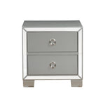 ACME 24843 Voeville II Nightstand, Platinum