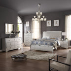 ACME 24843 Voeville II Nightstand, Platinum