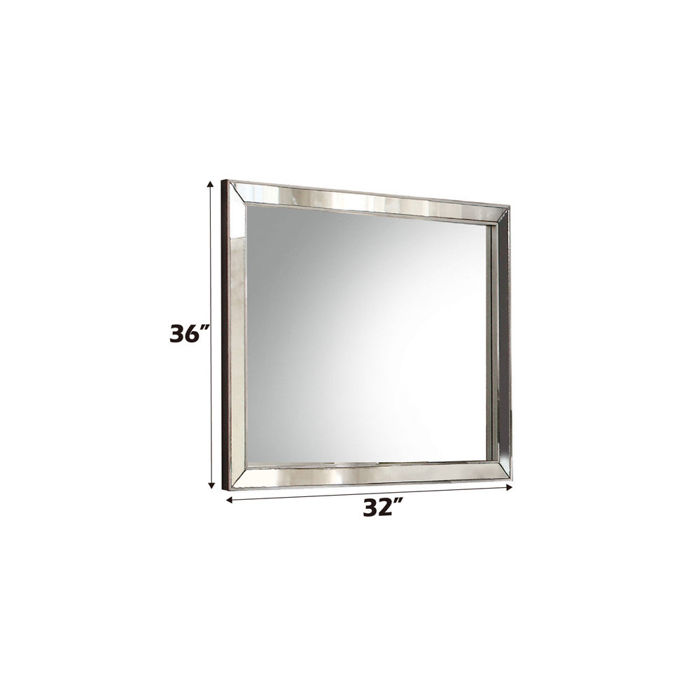 ACME 24844 Voeville II Mirror, Platinum