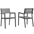 Modway EEI-1739 Maine Outdoor Patio Dining Armchair Set of 2