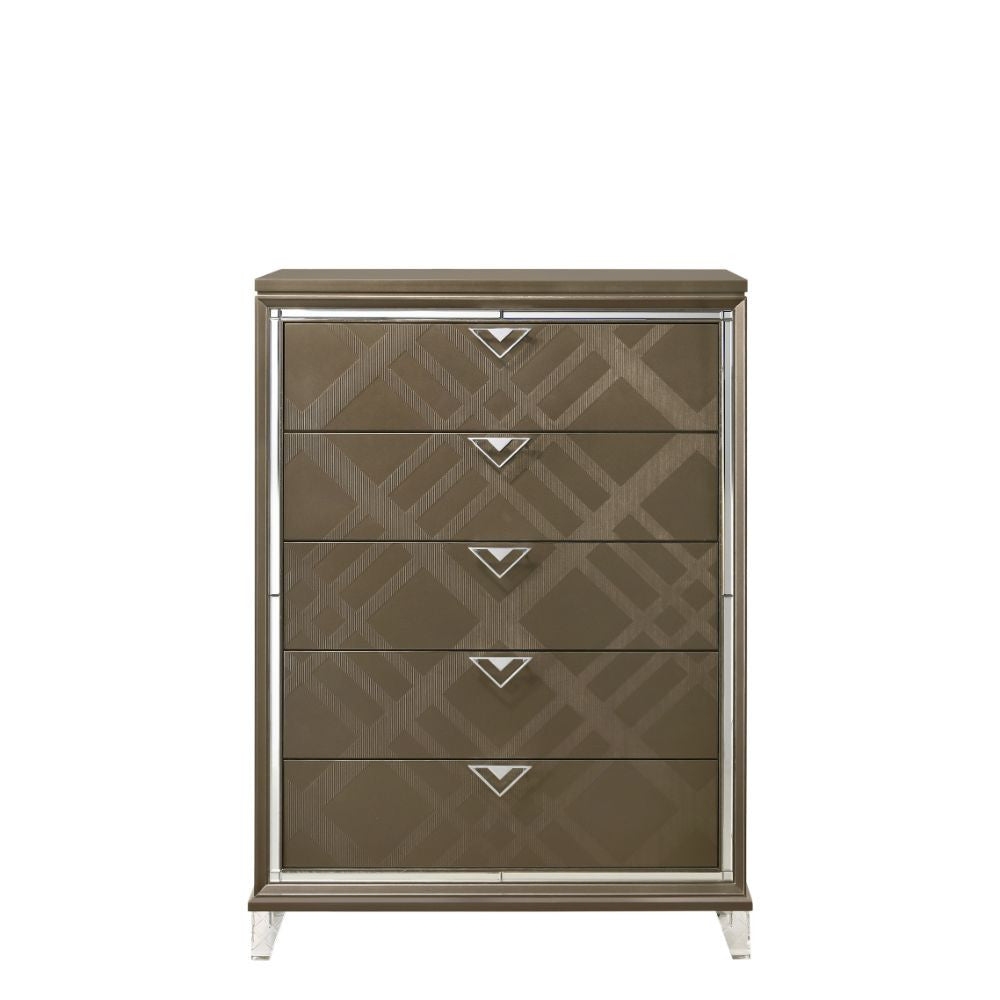 ACME 25326 Skylar Chest, Dark Champagne