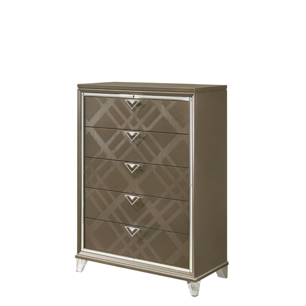 ACME 25326 Skylar Chest, Dark Champagne