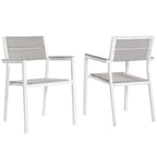 Modway EEI-1739 Maine Outdoor Patio Dining Armchair Set of 2