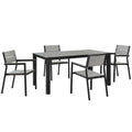 Modway EEI-1747 Maine 5 Piece Outdoor Patio Dining Set