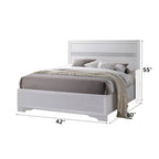 ACME 25760T Naima Twin Bed (No Storage), White (1Set/2Ctn)
