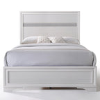 ACME 25765F Naima Full Bed (No Storage), White (1Set/2Ctn)