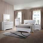 ACME 25765F Naima Full Bed (No Storage), White (1Set/2Ctn)