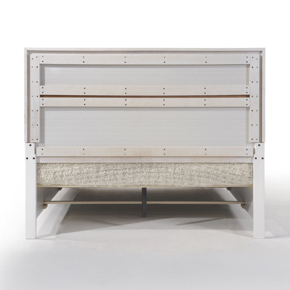 ACME 25767EK Naima Eastern King Bed with Storage, White (1Set/3Ctn)