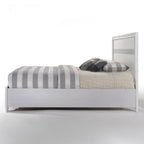 ACME 25767EK Naima Eastern King Bed with Storage, White (1Set/3Ctn)