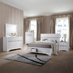 ACME 25767EK Naima Eastern King Bed with Storage, White (1Set/3Ctn)