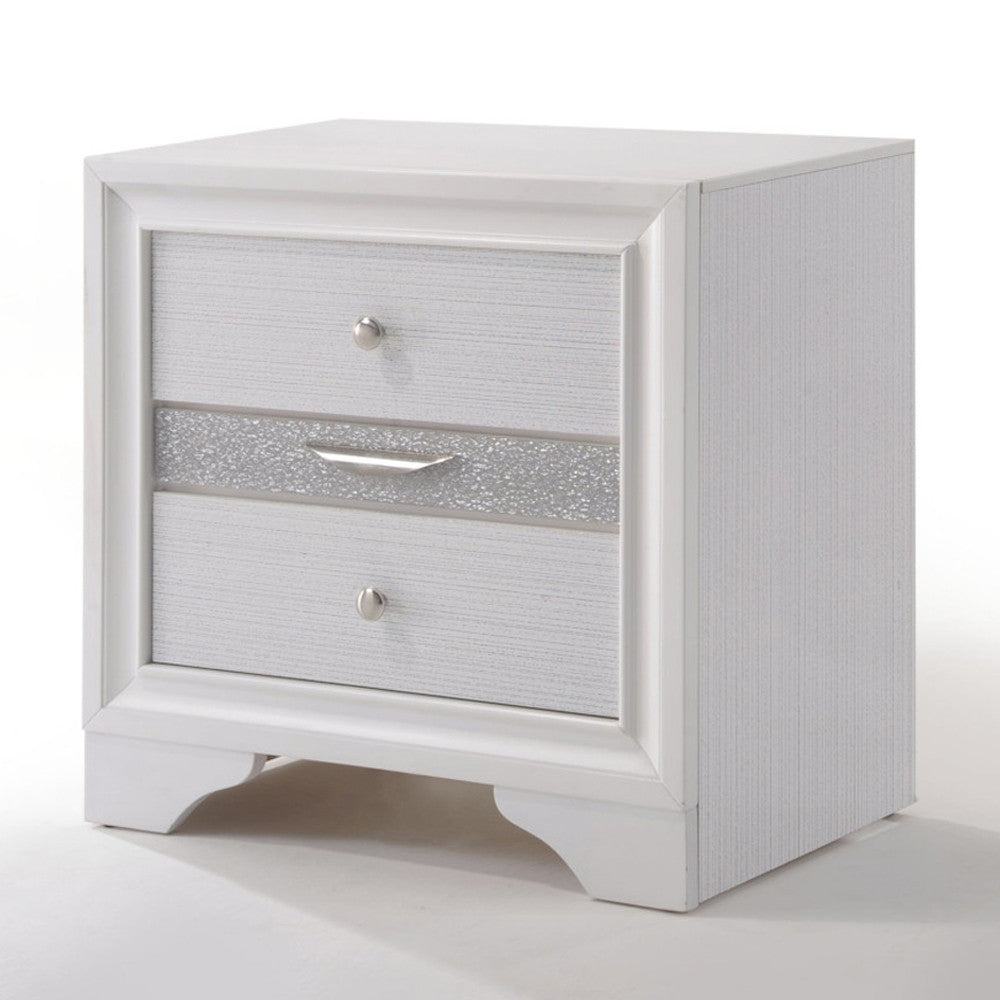 ACME 25773 Naima Nightstand, White