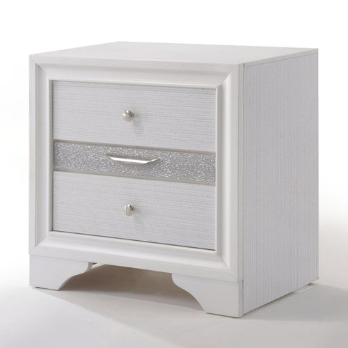 ACME 25773 Naima Nightstand, White