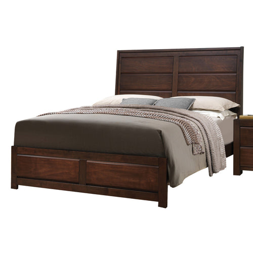 ACME 25787EK Oberreit Eastern King Bed, Walnut (1Set/2Ctn)