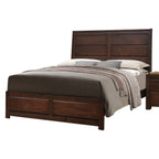 ACME 25790Q Oberreit Queen Bed, Walnut (1Set/2Ctn)