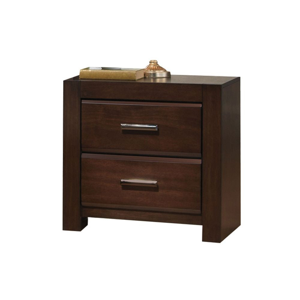 ACME 25793 Oberreit Nightstand, Walnut