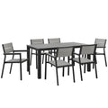 Modway EEI-1749 Maine 7 Piece Outdoor Patio Dining Set