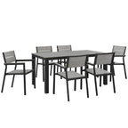 Modway EEI-1749 Maine 7 Piece Outdoor Patio Dining Set