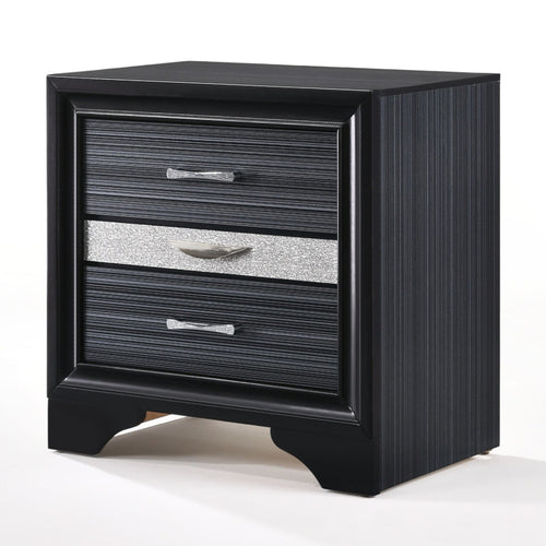 ACME 25903 Naima Nightstand, Black