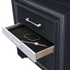 ACME 25903 Naima Nightstand, Black