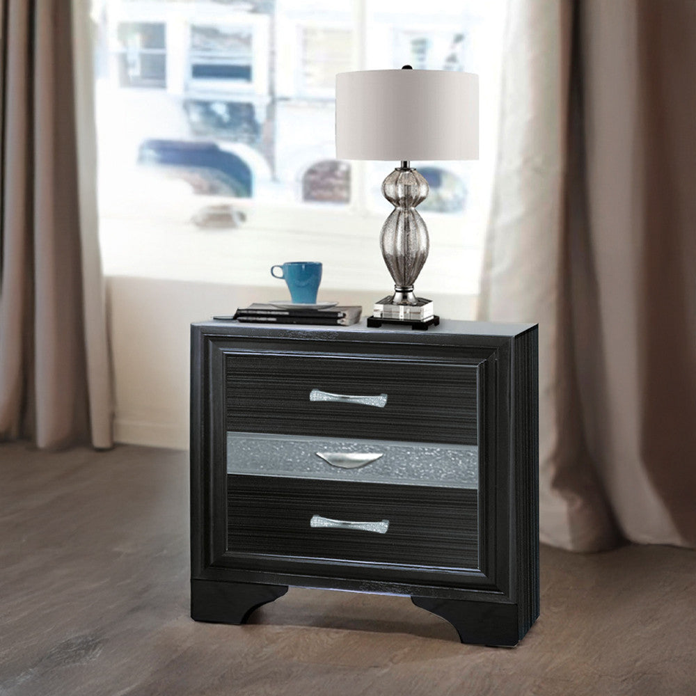 ACME 25903 Naima Nightstand, Black