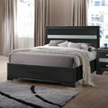 ACME 25910T Naima Twin Bed (No Storage), Black (1Set/2Ctn)