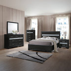 ACME 25910T Naima Twin Bed (No Storage), Black (1Set/2Ctn)