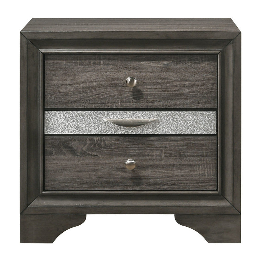 ACME 25973 Naima Nightstand, Black