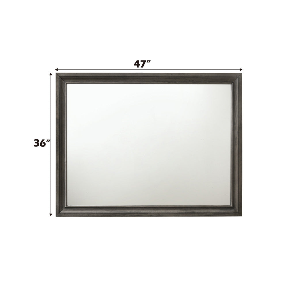 ACME 25974 Naima Mirror, Black
