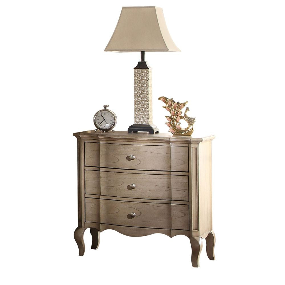 ACME 26053 Chelmsford Nightstand, Antique Taupe