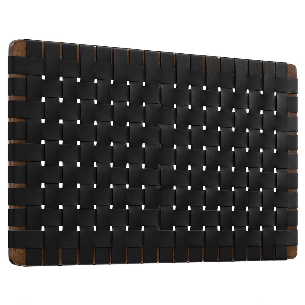 Modway MOD-7120 Sparta Weave Wall-Mount Vegan Leather Twin Headboard