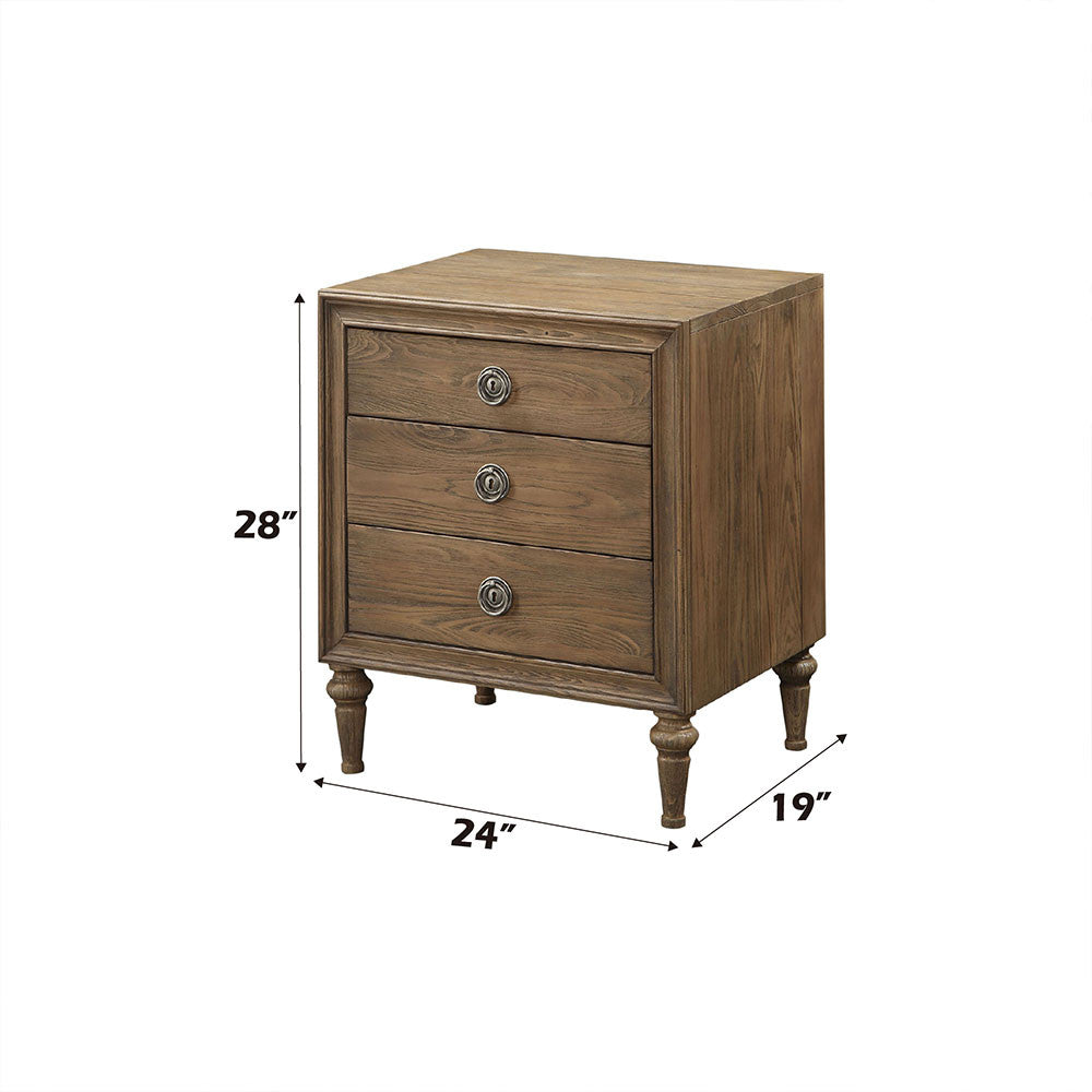 ACME 26093 Inverness Nightstand, Reclaimed Oak