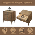ACME 26093 Inverness Nightstand, Reclaimed Oak