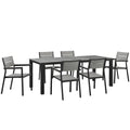 Modway EEI-1751 Maine 7 Piece Outdoor Patio Dining Set